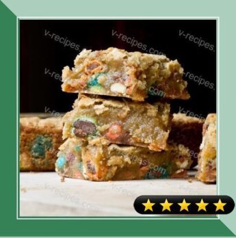Sweet and Salty Candy Bar Blondies recipe