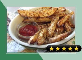 Spicy Breaded Oven Fries recipe