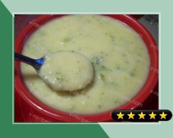 Cheddar Cheese Potato Broccoli Soup recipe