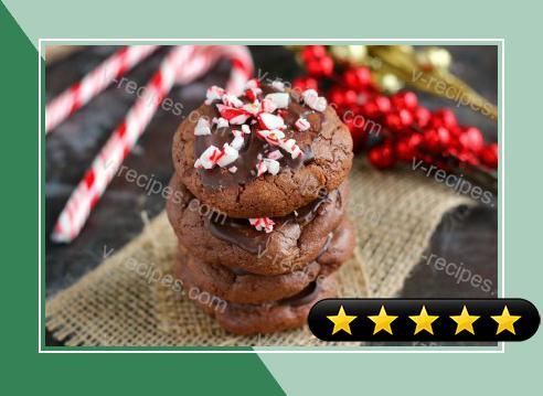Peppermint Hot Chocolate Cookies recipe