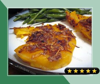 Butternut Squash Baked with Brown Onion Soup and Butter recipe