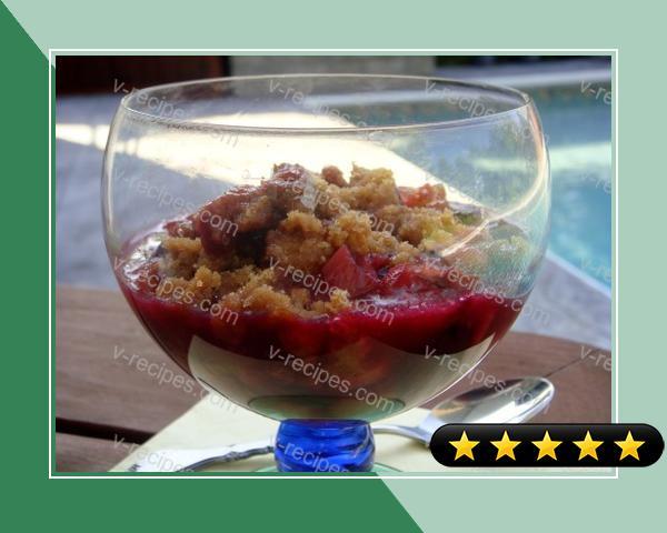 Best Blueberry Rhubarb Crumble recipe