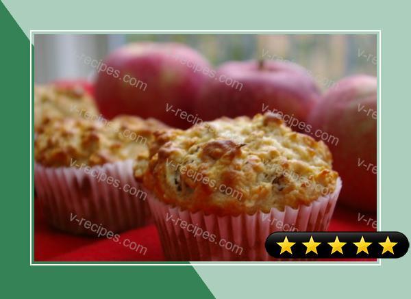 Oatmeal Apple Nut Muffins recipe