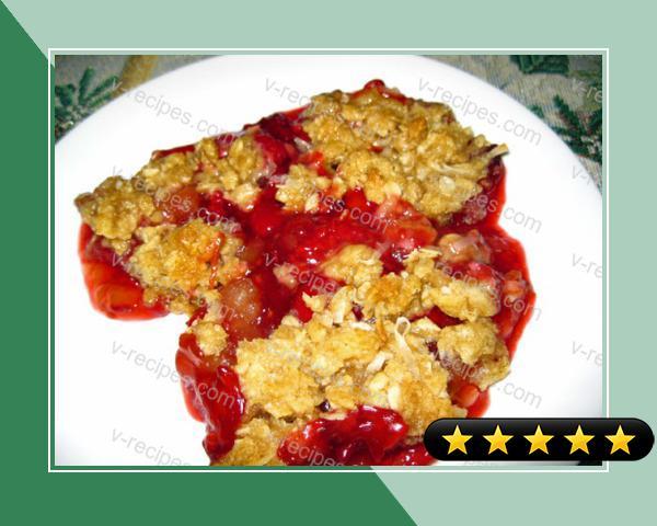 Apple and Raspberry Crumble (Crisp) recipe