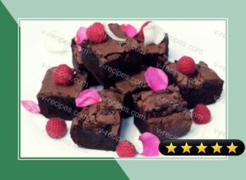 Raspberry and Vanilla Brownies Recipe recipe