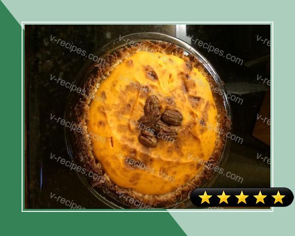 Coconut Crusted Sweet Potato Pie recipe