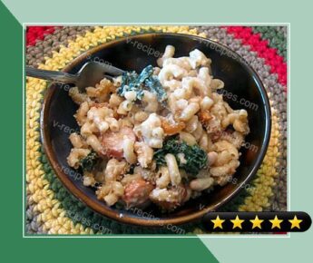 Baked Macaroni and Cheese With Kale and Great Northern Beans recipe