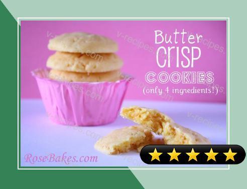 Butter Crisp Cookies recipe