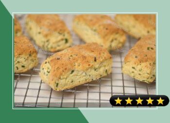 Cheddar Cornmeal Biscuits with Chives recipe