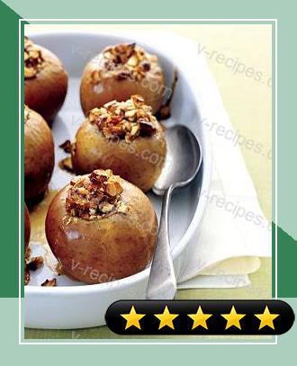 Baked Apples Stuffed with Honey, Almonds, and Ginger recipe