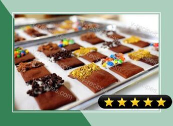 Chocolate Cookies with Toppings recipe