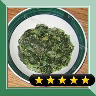 Restaurant-Style Spinach Casserole recipe