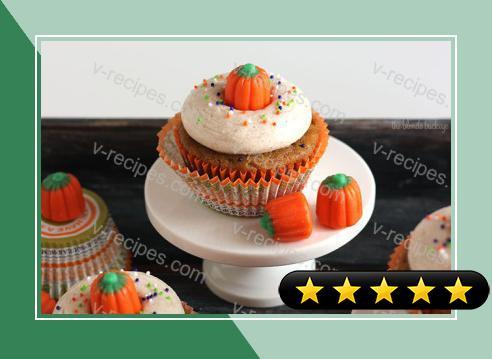 Pumpkin Spice Cupcakes with Cinnamon Cream Cheese Frosting recipe