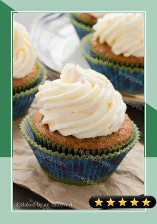 Gingerbread Cupcakes with Orange Mascarpone Frosting recipe
