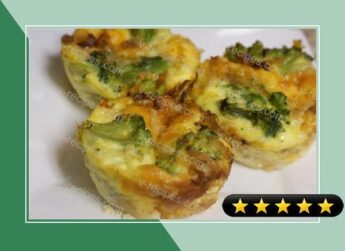 Broccoli and Cheese Mini Quiche recipe