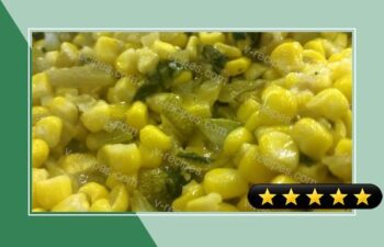 Corn W/ Zucchini & Chiles recipe
