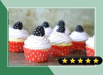 Blackberry and Cream Cupcakes recipe
