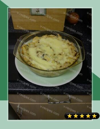 Cheesey leek and potato bake recipe