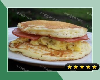 Breakfast Pancake Sandwich recipe