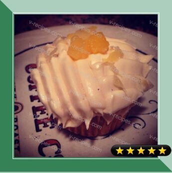 Pineapple & Coconut Cupcake W/ Coconut Frosting & Pineapple Shredding On Top recipe