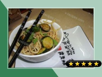 Chinese Noodles & Zucchini recipe