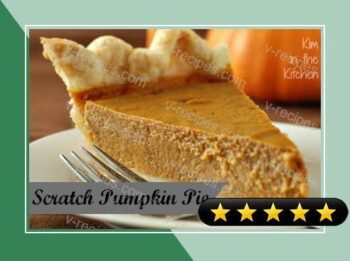 Scratch Pumpkin Pie recipe