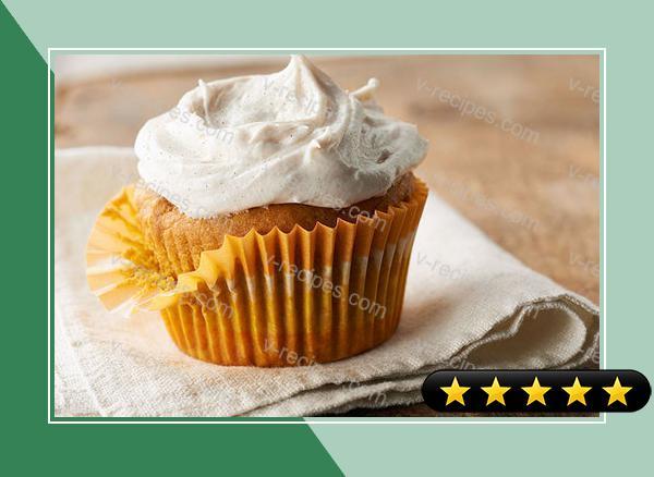 Pumpkin Cupcakes with Cinnamon-Cream Cheese Frosting recipe