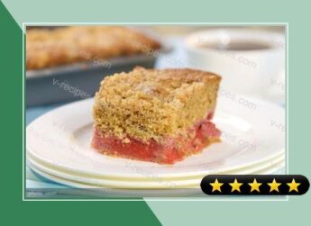 Strawberry Rhubarb Coffee Cake recipe