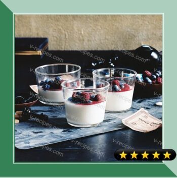 Berries and Buttermilk Puddings recipe