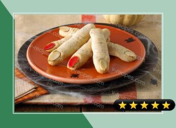 Frightening Witch's Finger Cookies recipe