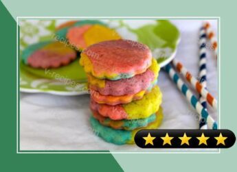 Rainbow Cream Cookies recipe