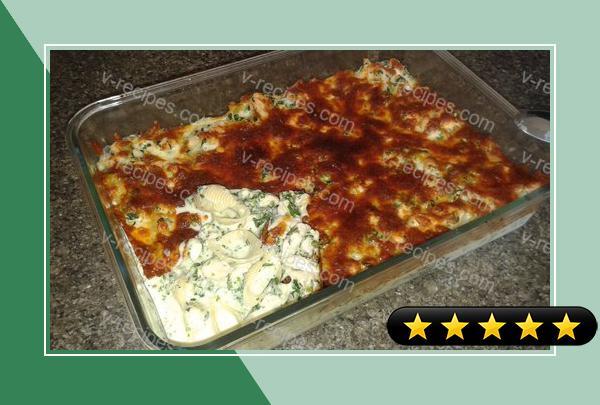 Baked Spinach Macaroni recipe