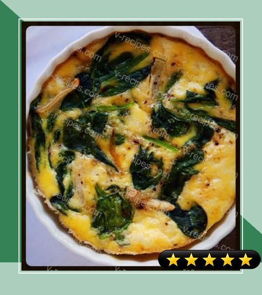 Easy Eggs and Spinach Bake recipe