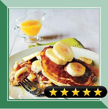Whole-Wheat Buttermilk Pancakes with Orange Sauce recipe