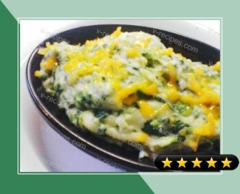Spinach and Cheese Mashed Potatoes recipe