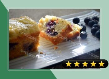 Blueberry Poppyseed Bread with Orange Glaze recipe