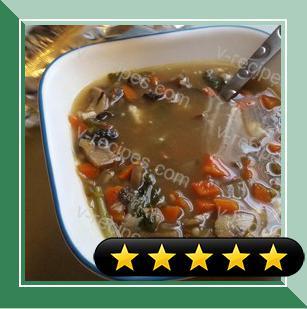Very Easy Mushroom Barley Soup recipe