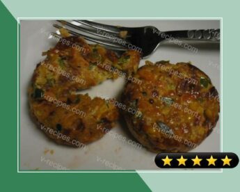 Easy Homemade Veggie Crab Cakes/Sliders - Weight Watchers 4 Points recipe