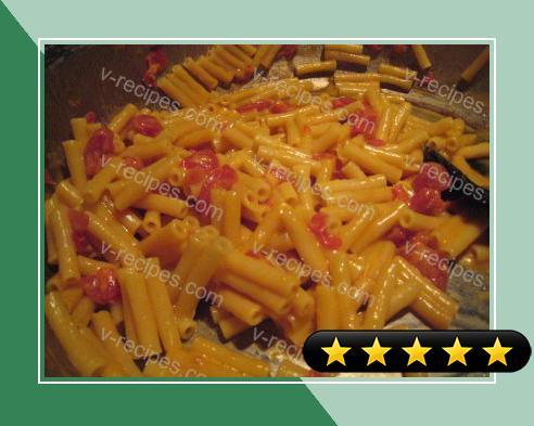 Skillet Macaroni and Cheese with Tomatoes recipe