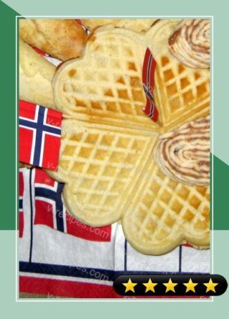 Yummy Norwegian Waffles recipe