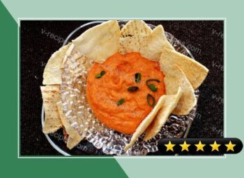 Roasted Red Pepper and Goat Cheese Dip recipe