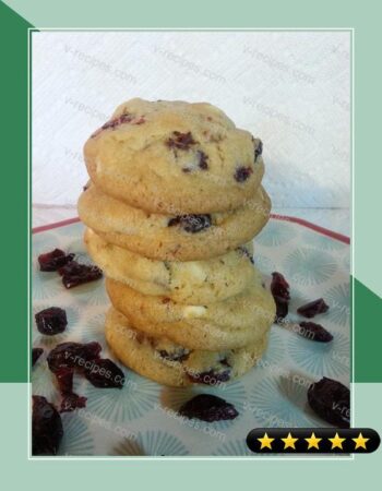 Cranberry White Chocolate Chip Cookies recipe