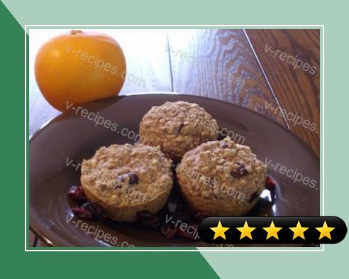 Cranberry Orange Oatmeal Spice Muffins recipe