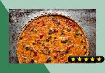 Cabbage, Onion and Sweet Pepper Tart recipe