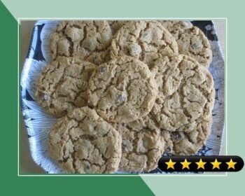 (Flourless) Peanut Butter and Chocolate Chip Cookies recipe