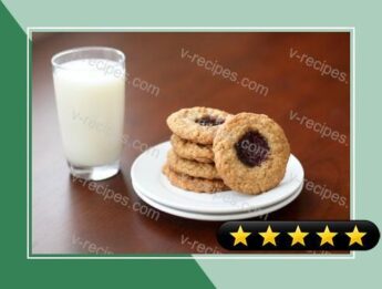 Peanut Butter & Jelly Oatmeal Cookies recipe