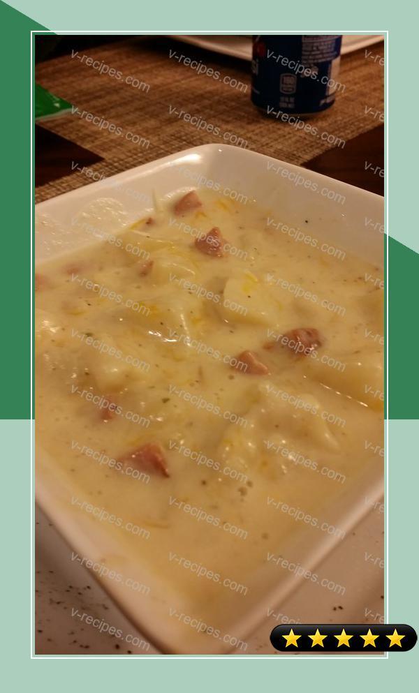 Yummy Thicker Potato Soup recipe