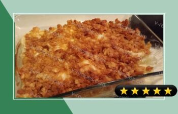 Cheesy Potatoes With Crunch Topping recipe