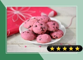 Pink Chocolate Chip Cookies recipe
