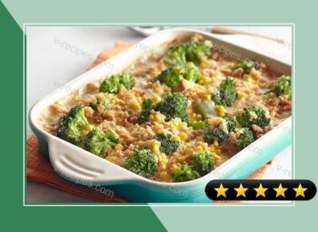 Broccoli and Corn Scallop recipe